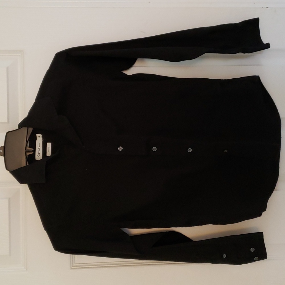 Boy's Black Calvin Klein Dress Shirt, size 14